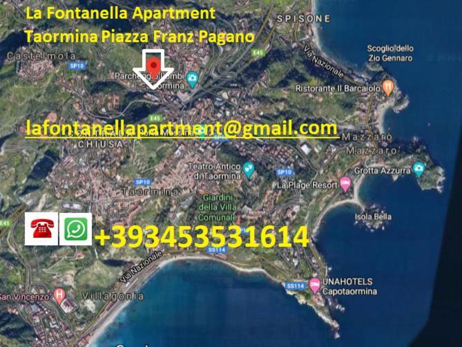 La Fontanella Apartment Таормина Экстерьер фото